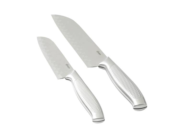 Set Cuchillos Santoku acero inox 2 piezas Edgefield Oster