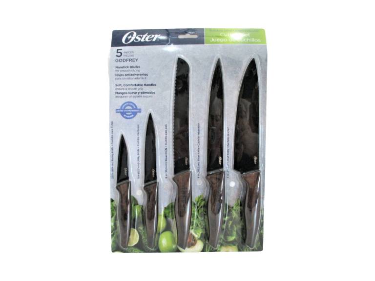 Set Cuchillos acero inoxidable 5 piezas Godfrey Oster