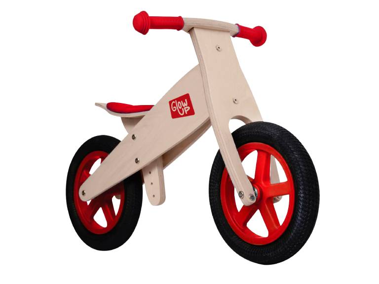 Bicicleta Infantil Madera Roja-R5948