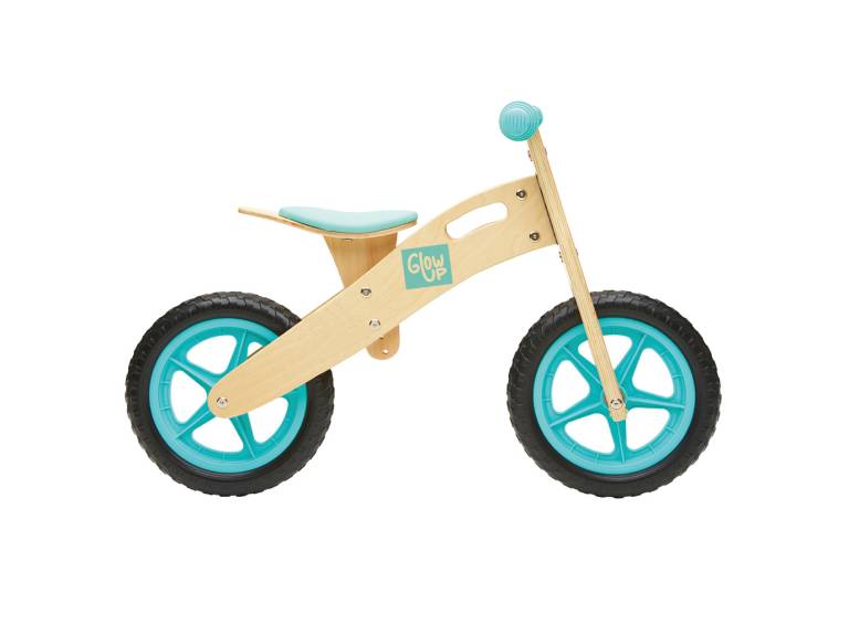 Bicicleta Infantil Madera Celeste-R3025