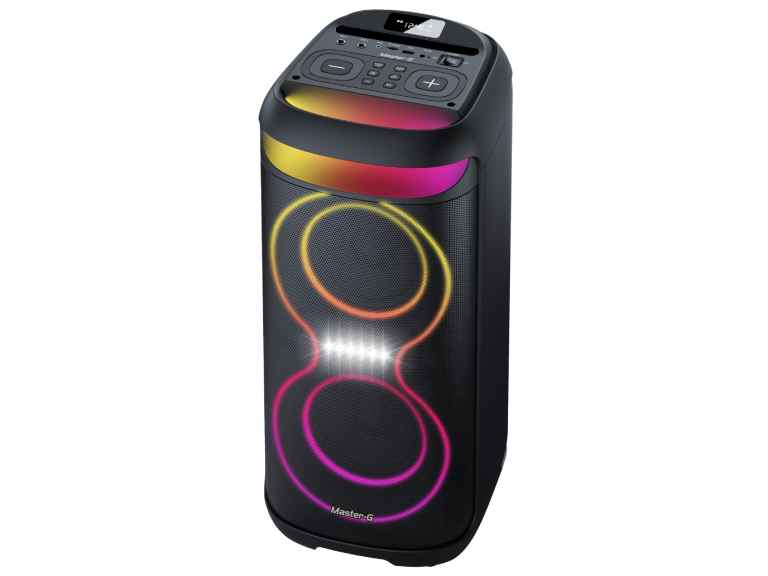 Parlante Bluetooth Karaoke Champion 6.5” X2 con Micrófono Master G