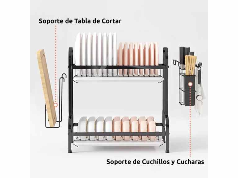 Seca Platos Escurridor de Loza sobre Lavaplatos