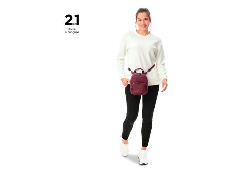 Mochila Urbana Mujer Juvenil Crossbody Casual 2 en 1