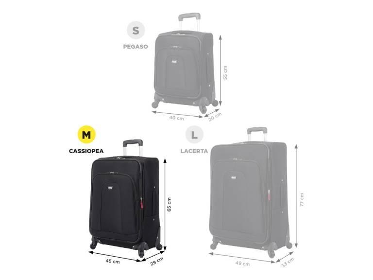 Maleta Viaje 20 Kg Equipaje Mediana Ruedas 360 Adm002