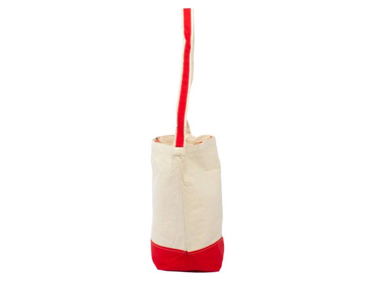 Bolsa Shopper Canvas Algodón Rojo