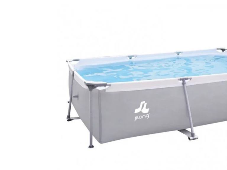 Piscina Rectangular Estructural 300x207x65 CM Gris Importclick