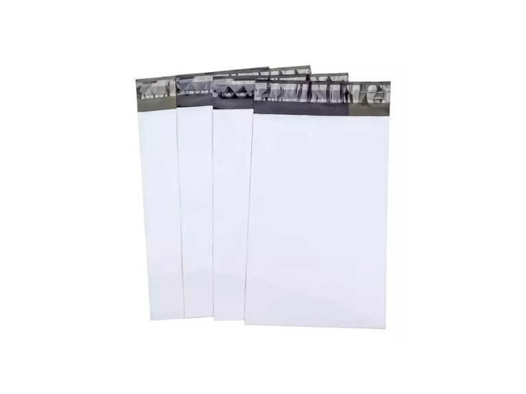 Pack 100 Bolsas Embalaje Courier Autoadhesivo Despacho 35x45 CM Blanca Importclick