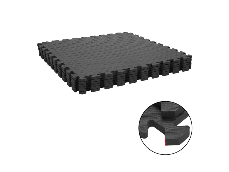 Set 8 Pisos Tatami Deportivo Goma Eva Negro Importclick