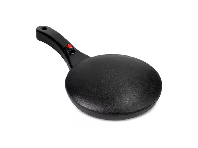 Panquequera Sartén Eléctrico Antiadherente 20 CM Negro Importclick