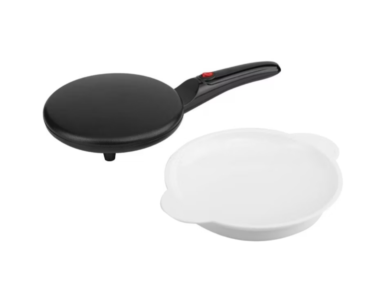 Panquequera Sartén Eléctrico Antiadherente 20 CM Negro Importclick