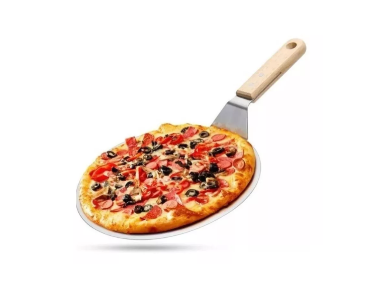 Pala Pizza Acero Inoxidable 30 CM Mango Madera Importclick