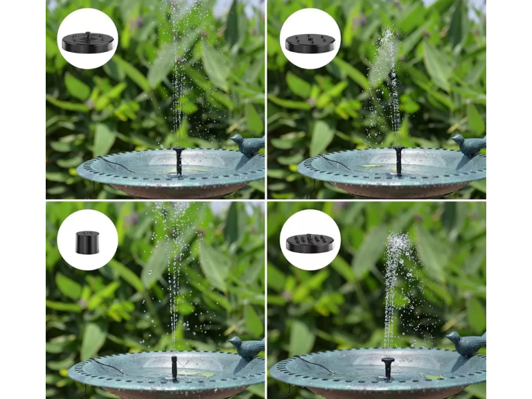 Bomba Agua Fuente Piscina Panel Energía Solar Sumergible 1.4W Importclick