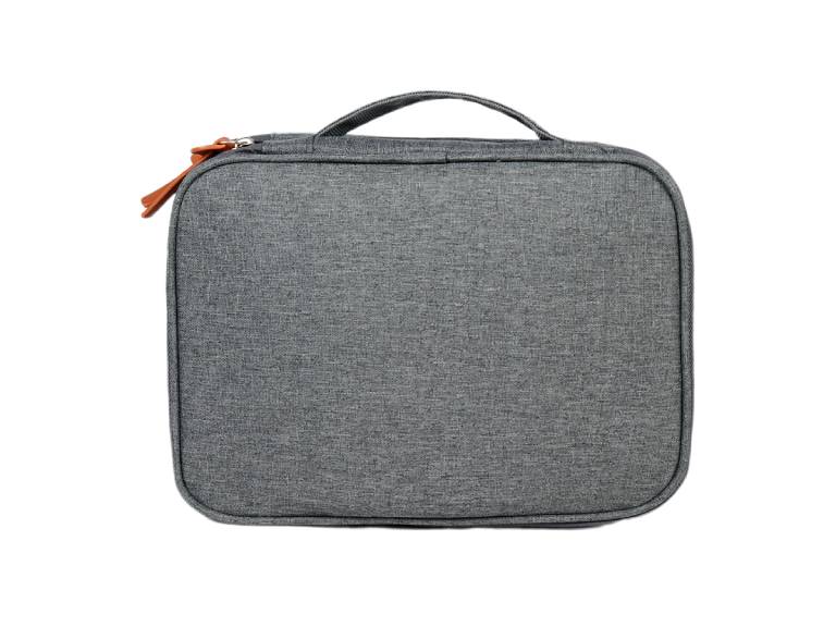 Necessaire doble Gris