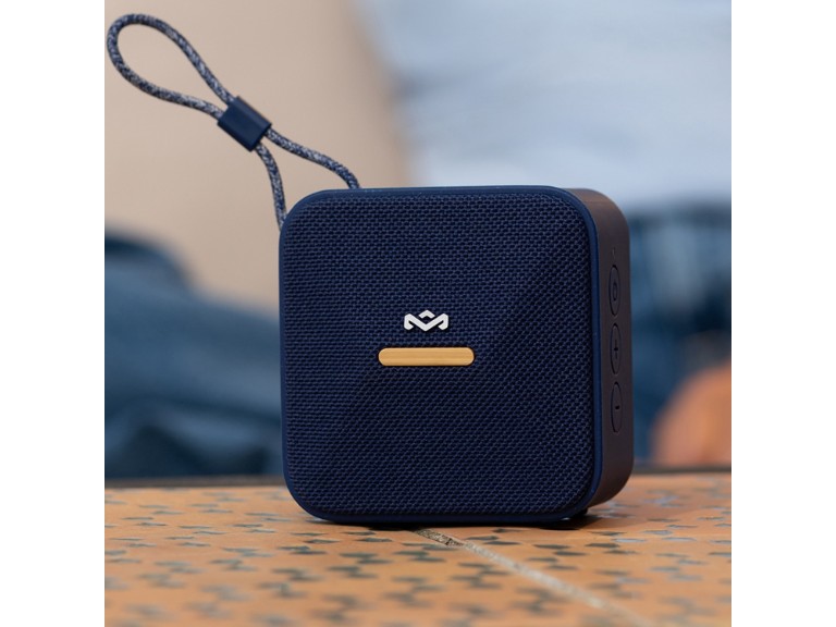 Parlante Bluetooth 5.3 Waterproof Rise Up Azul Marley