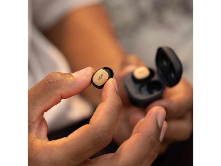 Audífonos Bluetooth Smile Jamaica Mini TWS Negro Marley