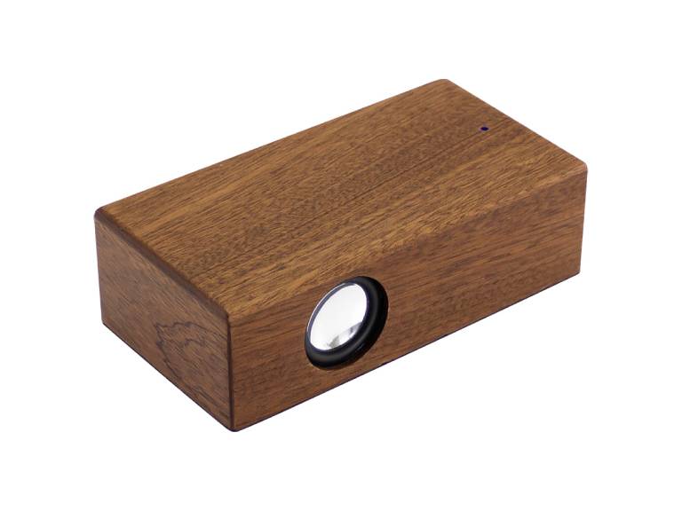 Parlante Grande Inducción Madera Nogal