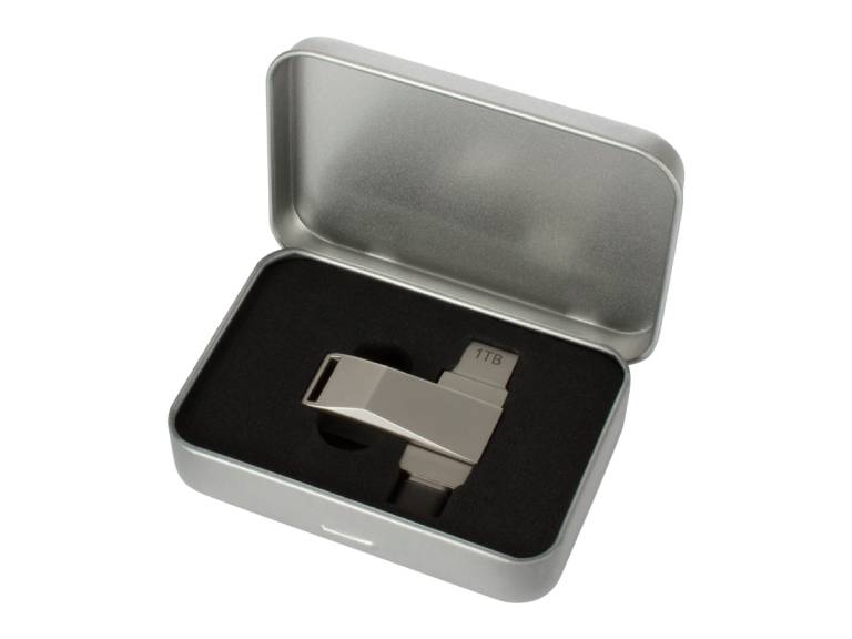 USB Pendrive OTG USB Type C de 1TB Plateado