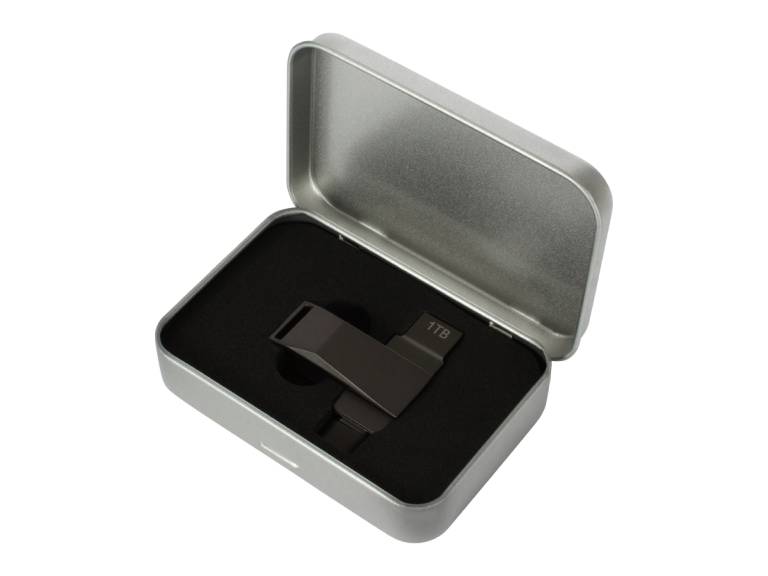 USB Pendrive OTG USB Type C de 1TB Gris Acero