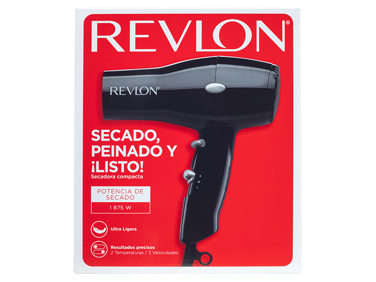Secador Compacto Ionico Negro