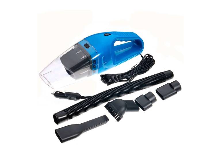 Kit aspiradora auto portátil 12 V azul