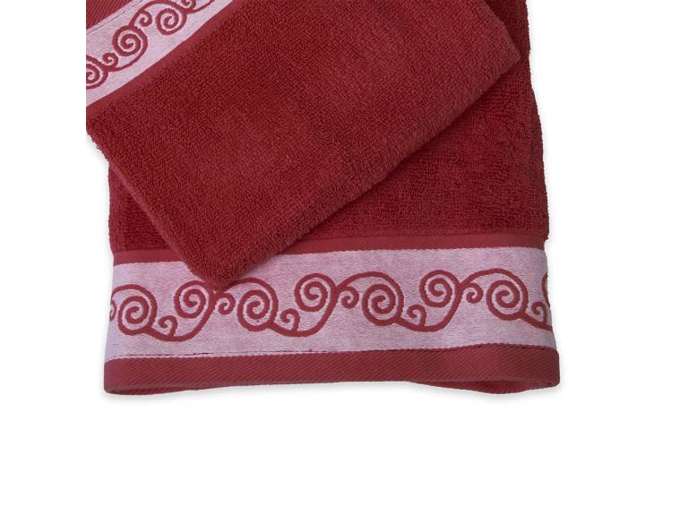 Juego de Toallas Catalina 2 Piezas Doral Roja