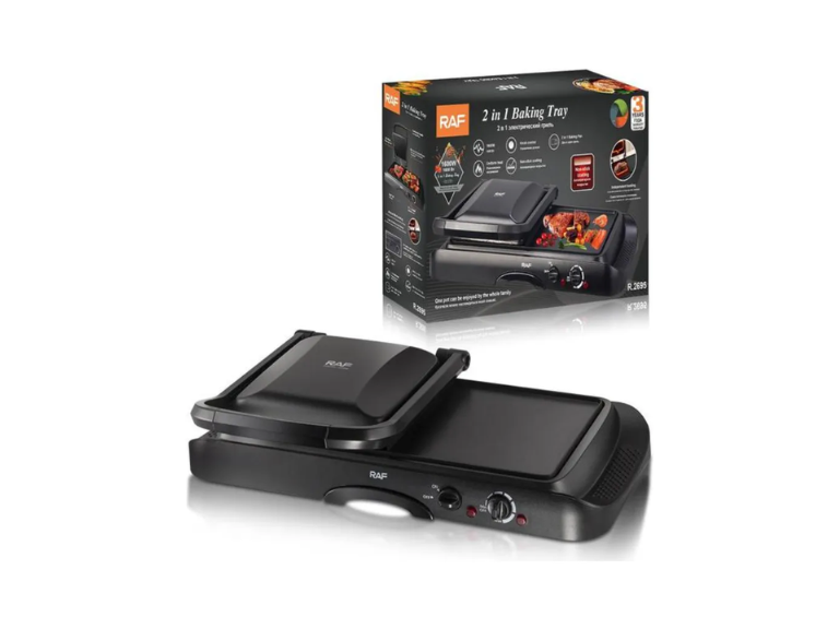 Parrilla Eléctrica con Plancha Asadora 