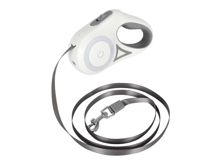 Correa extensible de 3mts para mascota con linternas LED