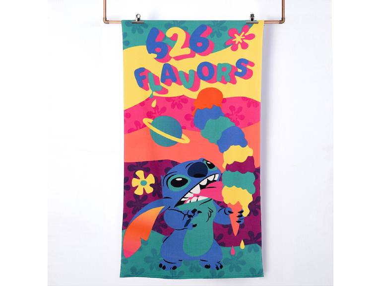 Toalla con Bolso Stitch 626
