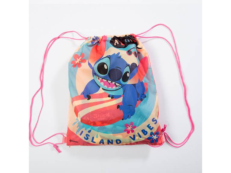 Toalla con Bolso Stitch Aloha