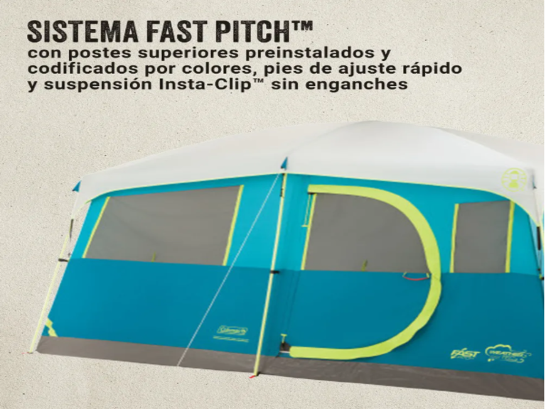 Carpa Cabina Coleman Tenaya con Closet 8 personas