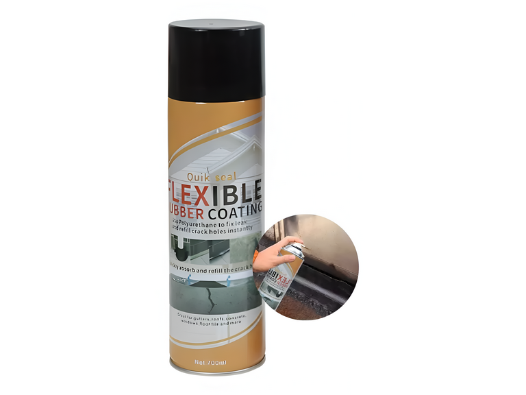 Sellador Instantáneo Fuga Agua Techo Tubería Aerosol 700 ML Negro