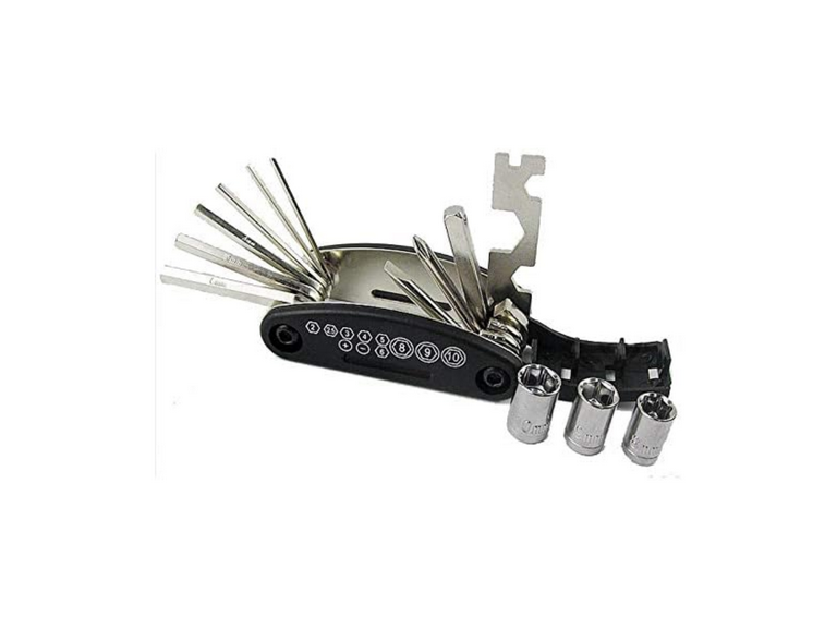 Multiherramienta Portátil Liviana Resistente Bicicleta 15 En 1