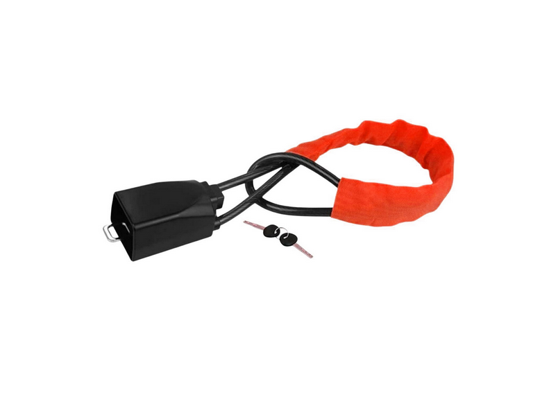 Bloqueo Volante Automóvil Cinturón Seguridad Rojo