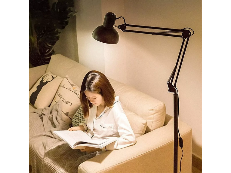 Lámpara Pie Moderna Pegable Hogar 138 cm 240V