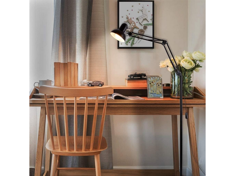 Lámpara Pie Moderna Pegable Hogar 138 cm 240V