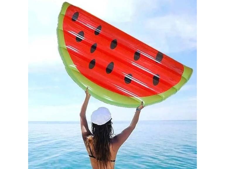 Flotador Inflable tipo Sandía 178x90x14 cm