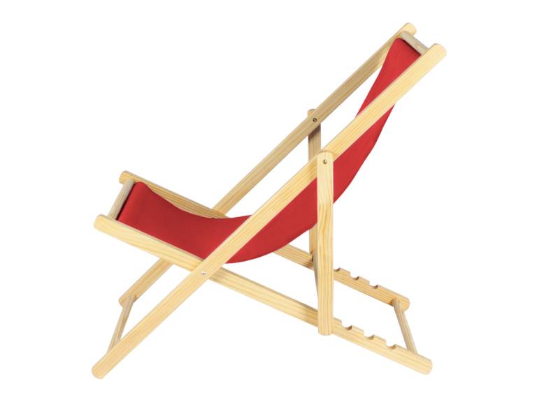 Silla de lona plegable de Playa Rojo