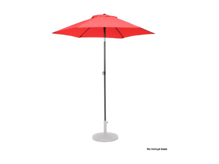 Quitasol redondo Twist 2M Rojo