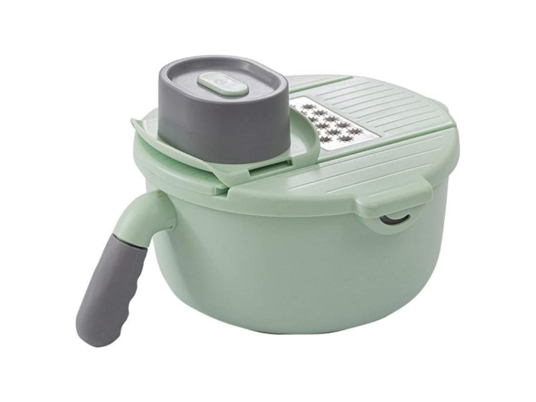 Cortador Picador Rallador Verduras Frutas Giratorio 9 en 1