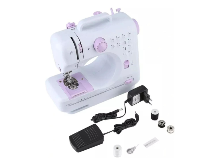 Máquina Coser Portátil Pedal Eléctrica 12 Puntos
