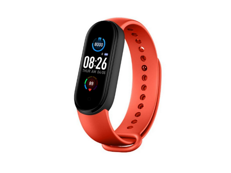 Reloj Inteligente Smart Band Bluetooth Rojo