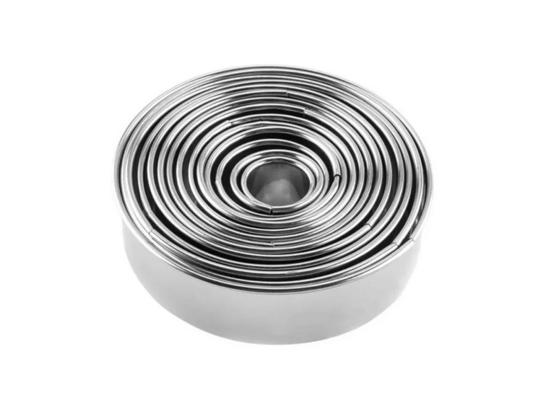 Pack 14 Piezas Cortadores Galletas Repostería Diferentes Tamaños