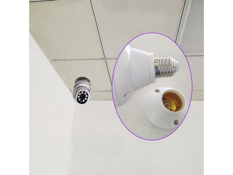 Cámara IP Ampolleta WIFI Seguimiento 360 grados