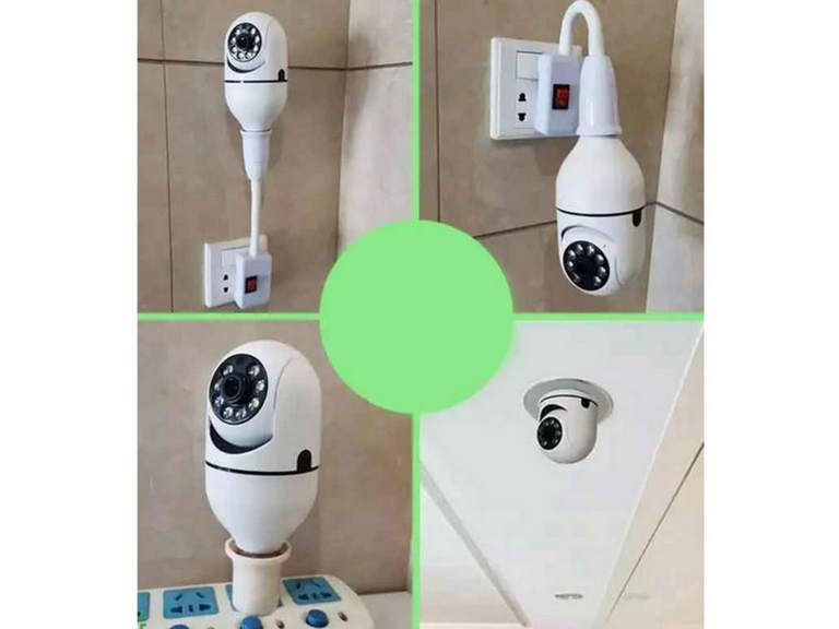Cámara IP Ampolleta WIFI Seguimiento 360 grados