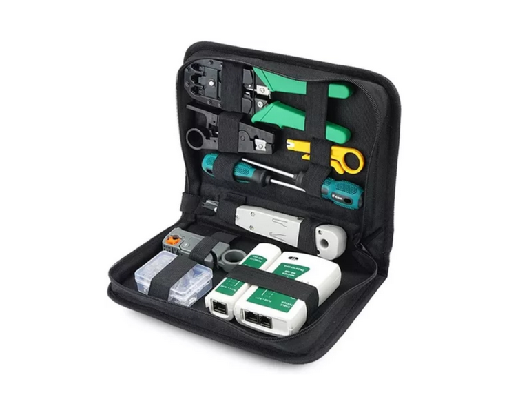 Kit Herramientas Redes Crimpeadora Pelacables