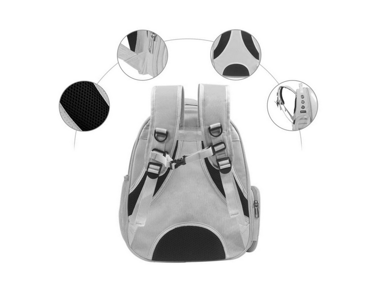 Mochila Bolso Transportes Transparente Mascotas