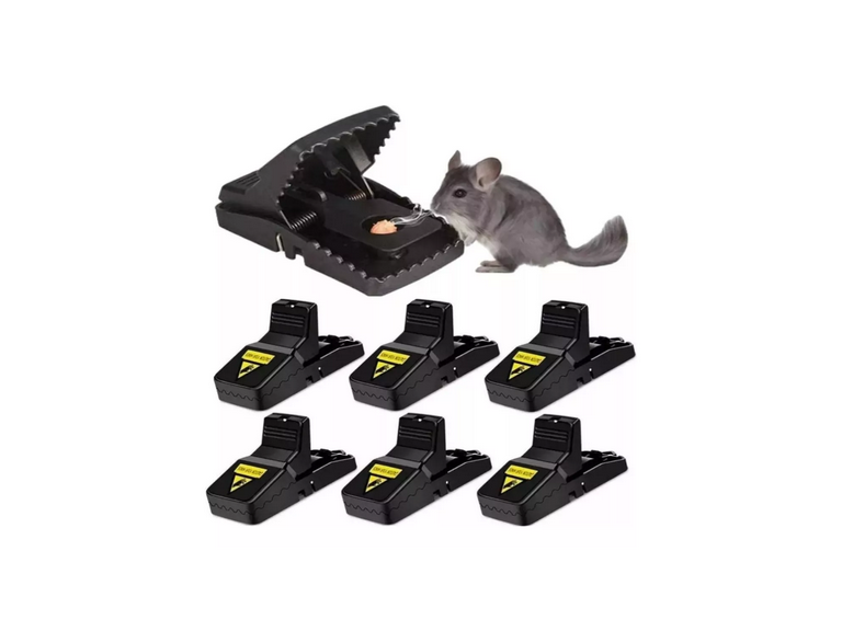 Pack 6 Trampas Ratones Efectiva Fácil Segura