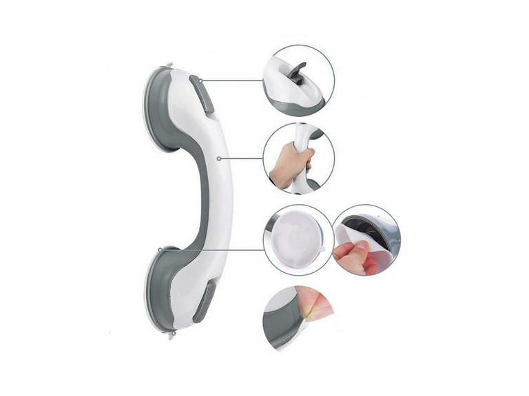 Set 2 Asas Agarradera Seguridad Manilla Baño 29 cm