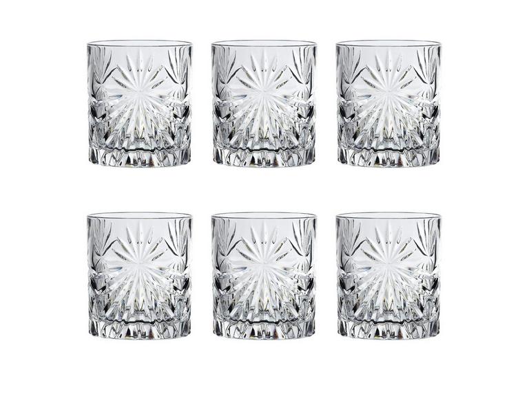 Set 6 Vasos Whisky Perth Vidrio 220 ML