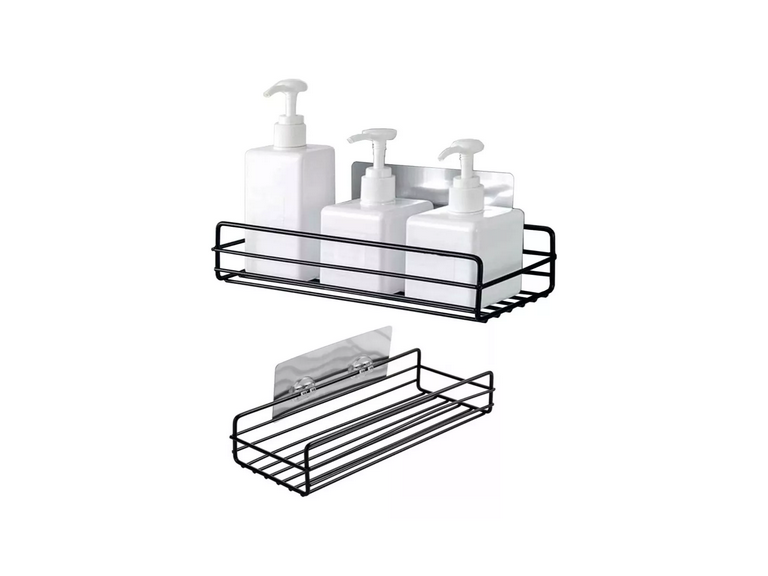 Organizador Ducha Repisa Metal Incluye Adhesivo Inoxidable